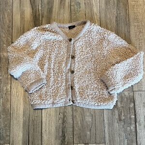 Vici Textured Knit Sweater in Cream
